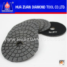 Black 150mm Dry Type Buff Diamond Polishing Pad for Marble Granite